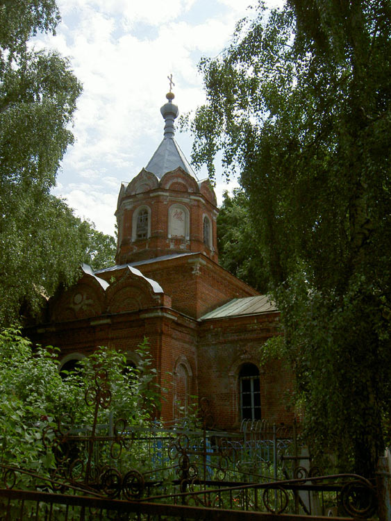 Тюнино. Церковь Казанской иконы Божией Матери (на кладбище). фасады