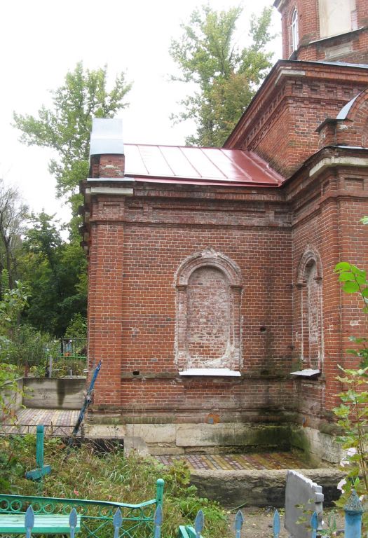 Тюнино. Церковь Казанской иконы Божией Матери (на кладбище). фасады, Северная сторона притвора храма