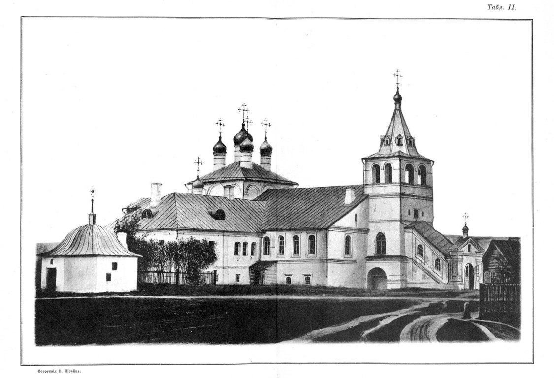 Успенский монастырь. Собор Успения Пресвятой Богородицы, Александров (Александровский район, Владимирская область). архивная фотография, Фототипия В. Штейна из книги Леонида (псевдоним А.Л.) Археологическое описание Успенского монастыря в Александрове, 1884