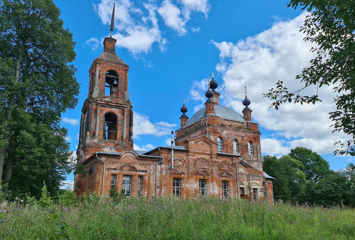 Церковь Рождества Христова, Новосёлка (Александровский район, Владимирская область). фасады, Вид с юга
