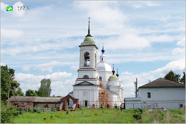 Ворша. Церковь Троицы Живоначальной. фасады, Западный фасад