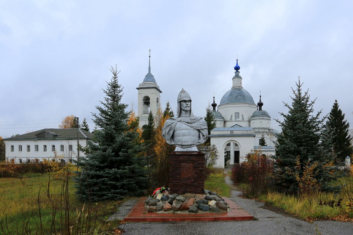 Церковь Троицы Живоначальной, Ворша (Собинский район, Владимирская область). дополнительная информация, общий вид в ландшафте