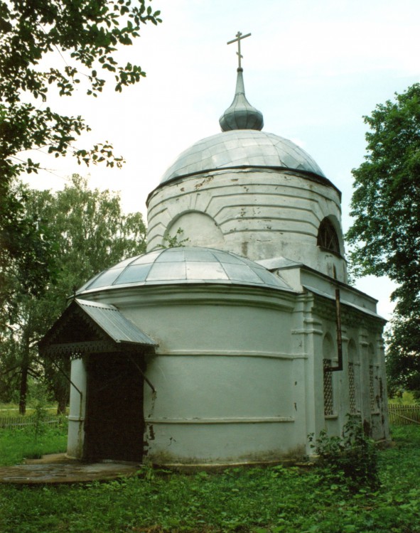 Церковь Троицы Живоначальной, Дубки (Кольчугинский район, Владимирская область). фасады, юго-западный фасад