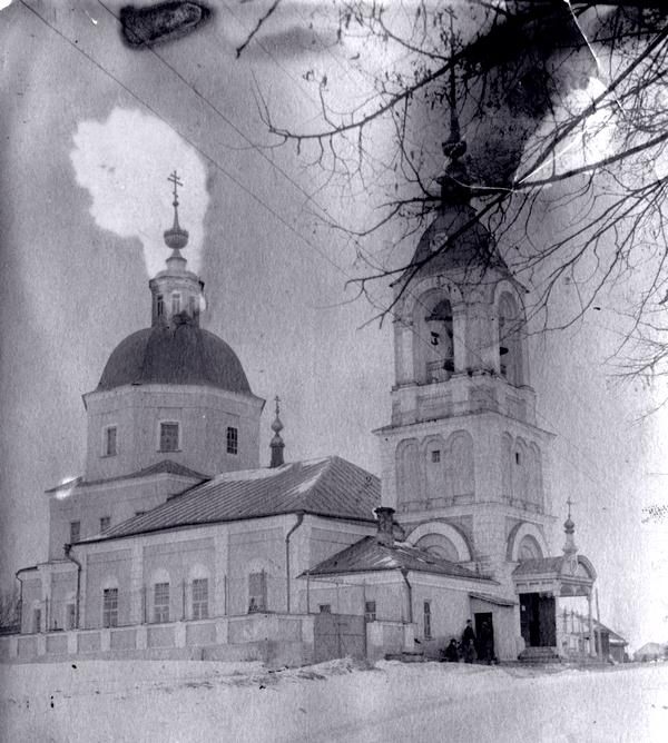 Церковь Вознесения Господня, Лемешки (Суздальский район, Владимирская область). фасады, фото нач.20в. из личного архива.северо-западный фасад