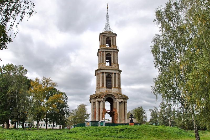 Венёв. Колокольня церкви Николая Чудотворца. фасады