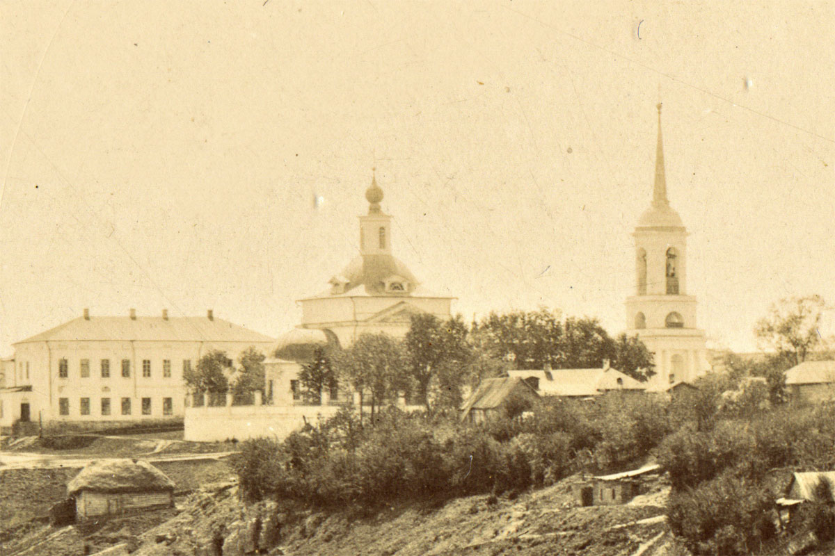 Собор Воскресения Словущего, Венёв (Венёвский район, Тульская область). архивная фотография, Фото 1892 года
