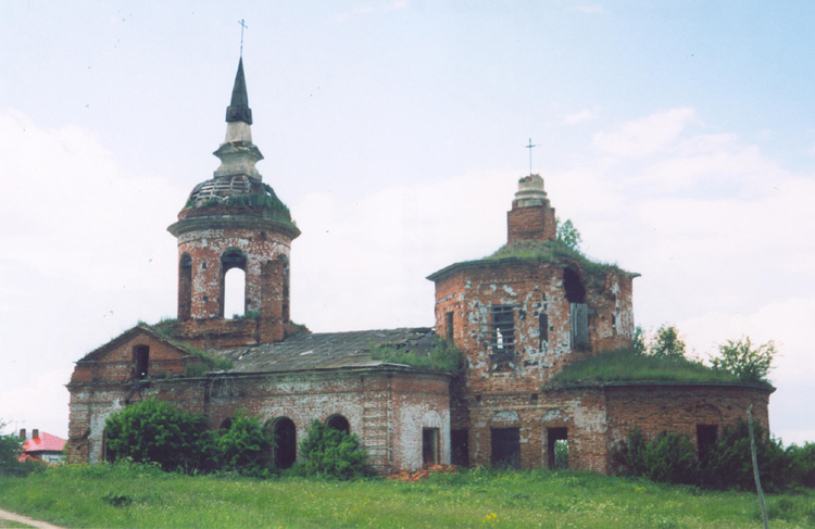 Церковь Казанской иконы Божией Матери, Першино (Алексинский район и пос. Новогуровский, Тульская область). документальные фотографии