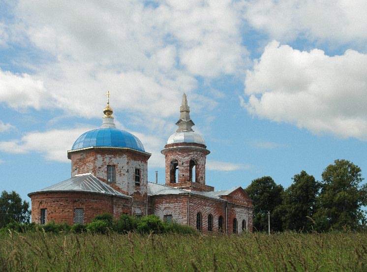 Церковь Казанской иконы Божией Матери, Першино (Алексинский район и пос. Новогуровский, Тульская область). документальные фотографии