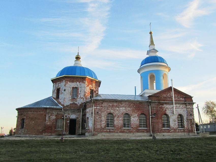 Церковь Казанской иконы Божией Матери, Першино (Алексинский район и пос. Новогуровский, Тульская область). фасады, северный фасад