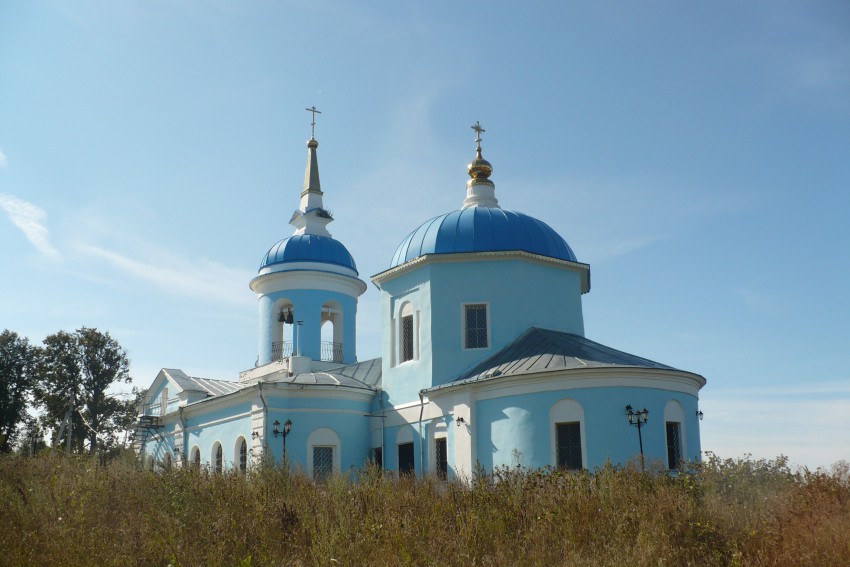 Церковь Казанской иконы Божией Матери, Першино (Алексинский район и пос. Новогуровский, Тульская область). фасады