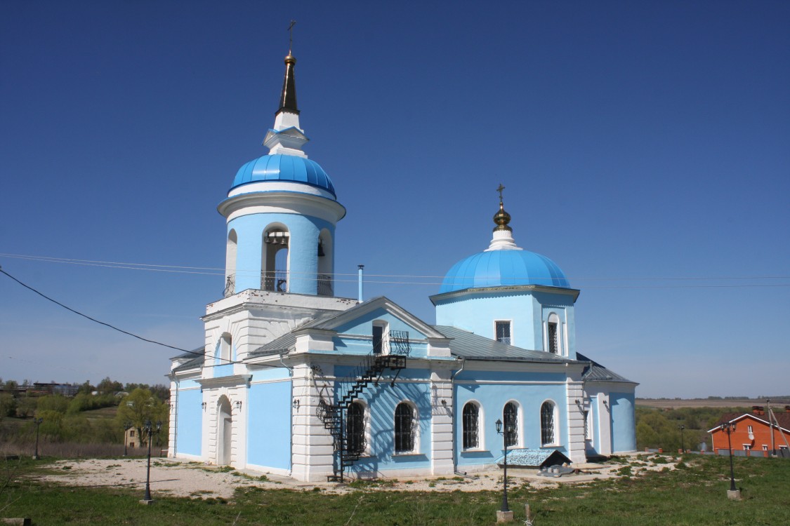 Церковь Казанской иконы Божией Матери, Першино (Алексинский район и пос. Новогуровский, Тульская область). фасады