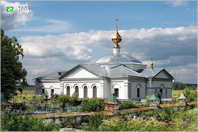 Санино. Никольский женский монастырь. Церковь Покрова Пресвятой Богородицы. фасады, Общий вид с юго-востока