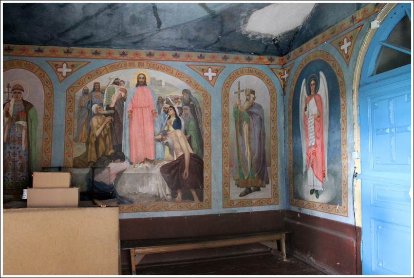 Никольский женский монастырь. Церковь Покрова Пресвятой Богородицы, Санино (Суздальский район, Владимирская область). интерьер и убранство