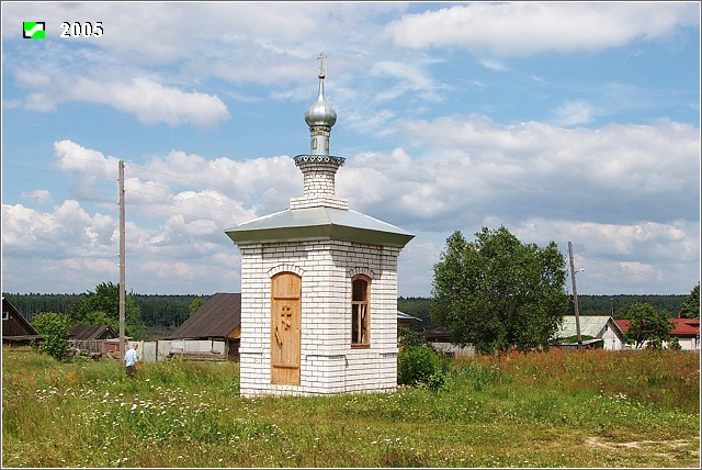 Часовня Николая Чудотворца, Песочное (Суздальский район, Владимирская область). фасады, Вид с юго-запада
