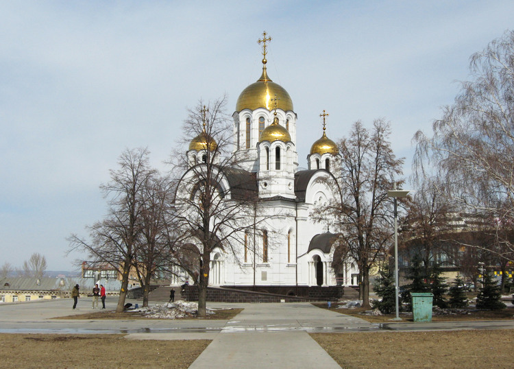 Самара. Церковь Георгия Победоносца. фасады