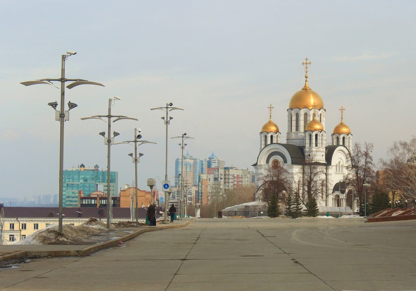 Самара. Церковь Георгия Победоносца. фасады