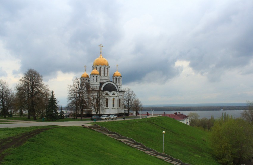 Самара. Церковь Георгия Победоносца. фасады