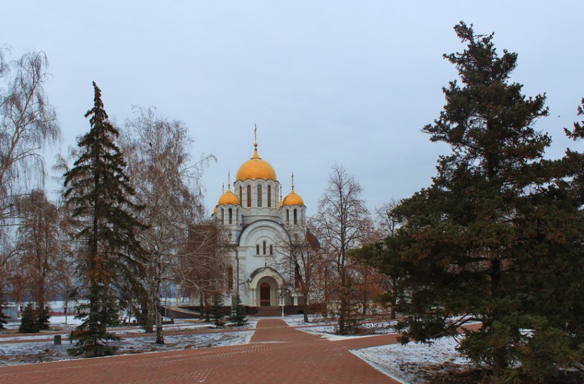 Церковь Георгия Победоносца, Самара (Самара, город, Самарская область). общий вид в ландшафте