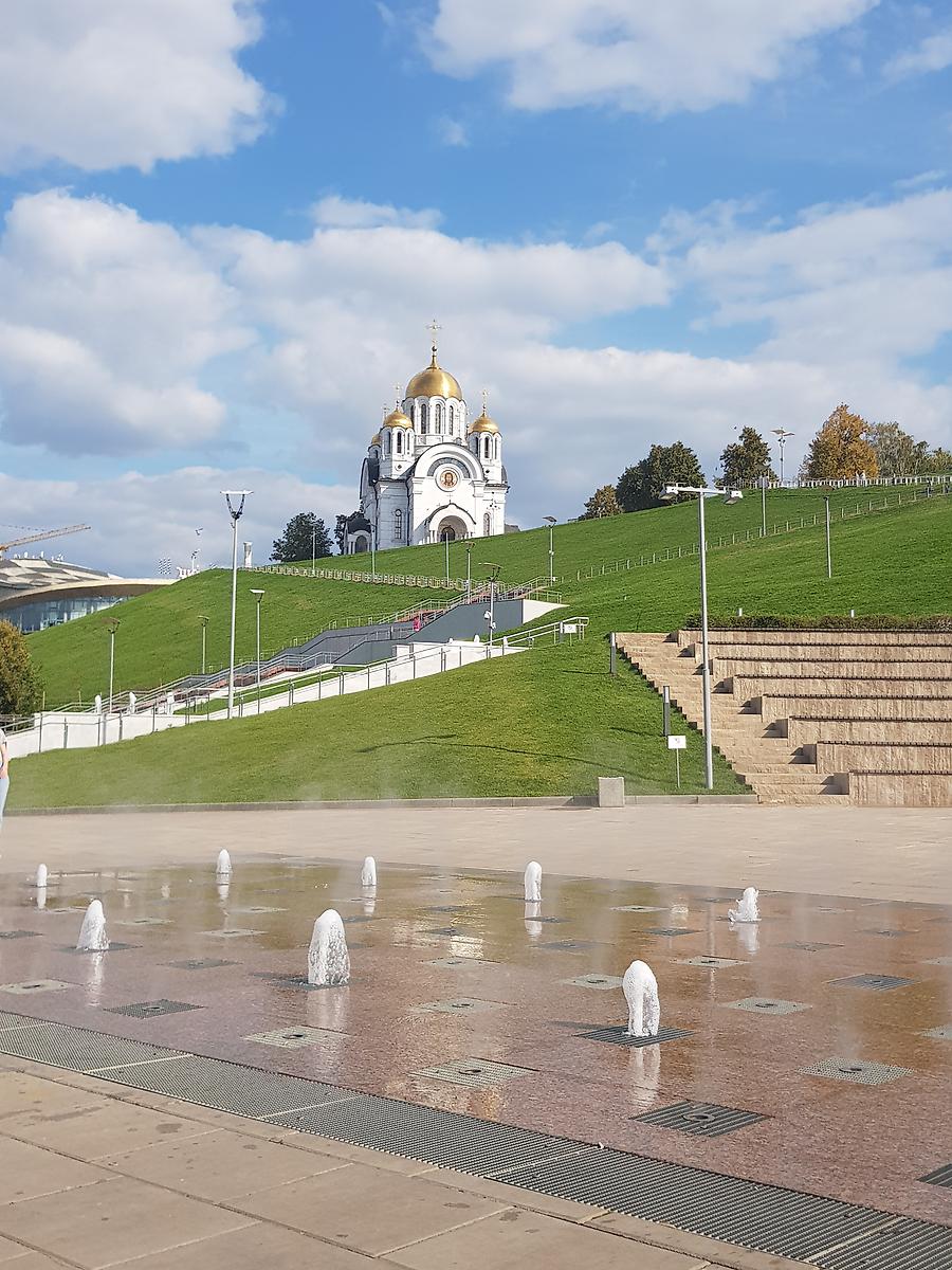 общий вид в ландшафте. Церковь Георгия Победоносца, Самара (Самара, город, Самарская область)