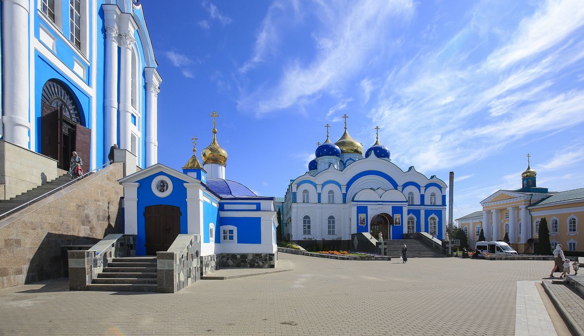 Задонский Рождество-Богородицкий мужской монастырь. Церковь Рождества Богородицы, Задонск (Задонский район, Липецкая область). фасады