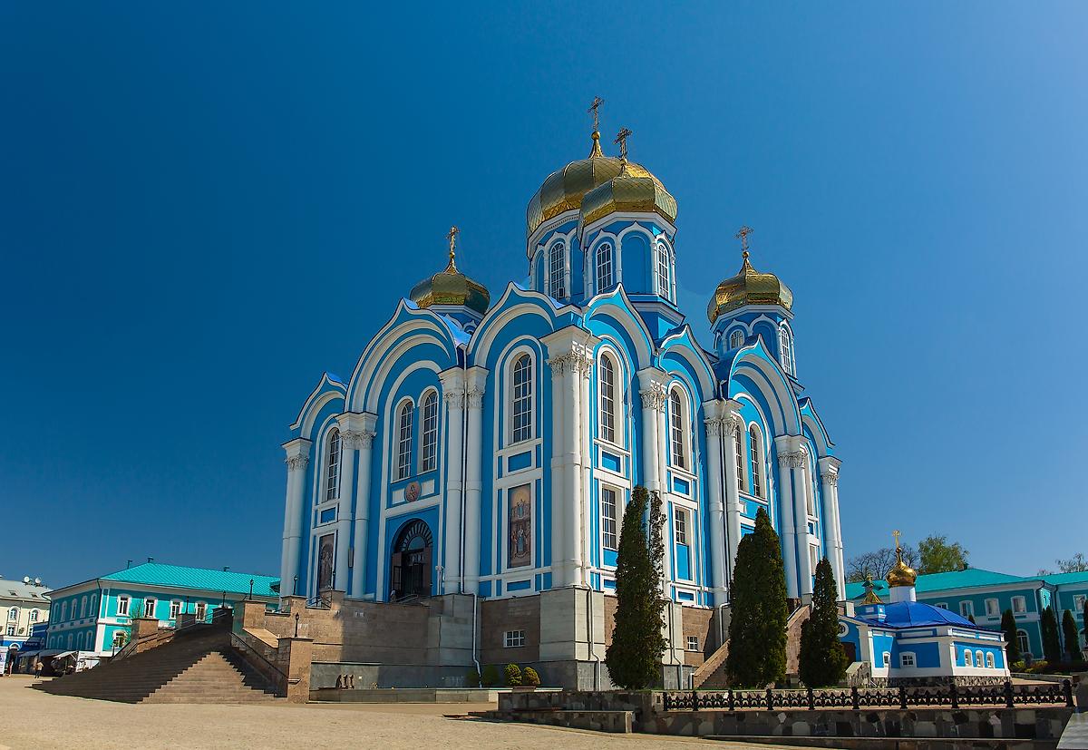 фасады. Задонский Рождество-Богородицкий мужской монастырь. Собор Владимирской иконы Божией Матери, Задонск (Задонский район, Липецкая область)
