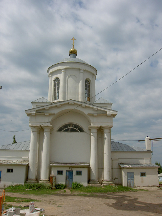 Задонский Рождество-Богородицкий мужской монастырь. Неизвестная надвратная часовня, Задонск (Задонский район, Липецкая область). фасады
