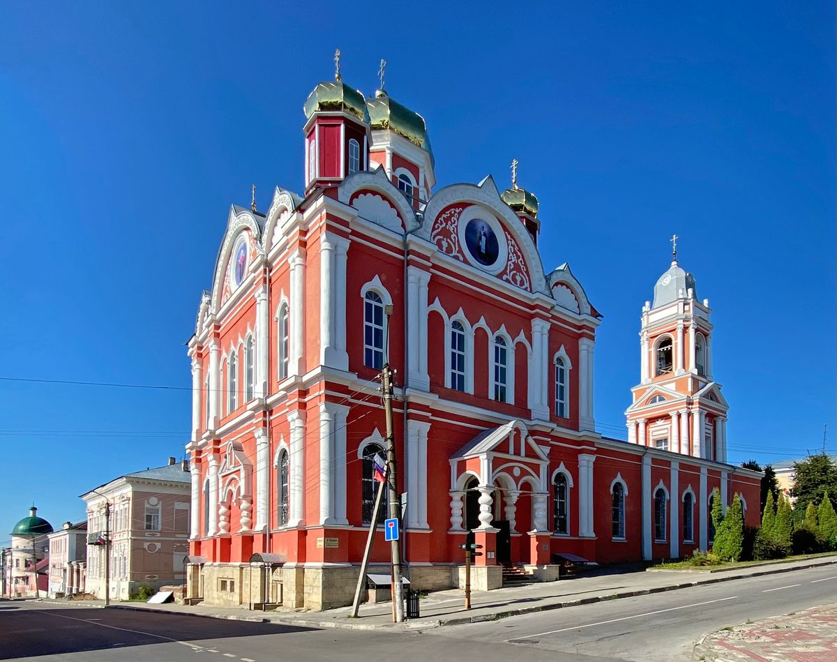 Вид с юго-востока, фасады. Церковь Михаила Архангела, Елец (Елецкий район и г. Елец, Липецкая область)