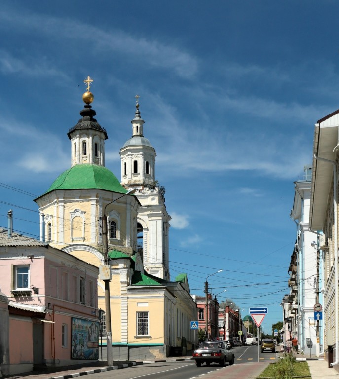 Елец. Церковь Спаса Преображения. фасады, общий вид в ландшафте