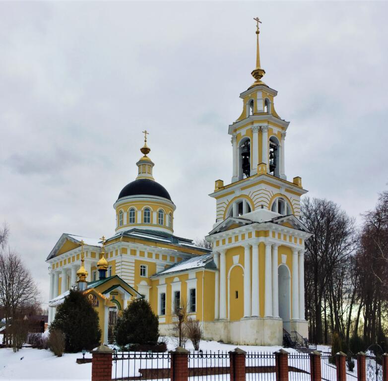 Белое. Церковь Николая Чудотворца. фасады, Вид с северо-запада