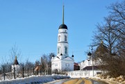 Тихоновский Преображенский женский монастырь. Церковь Спаса Преображения в колокольне, , Скит, урочище, Задонский район, Липецкая область