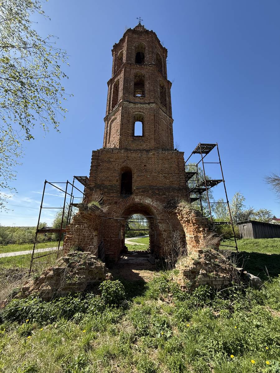 Церковь Воздвижения Креста Господня, Новое Павшино (Дубенский район, Тульская область). фасады, Вид с востока