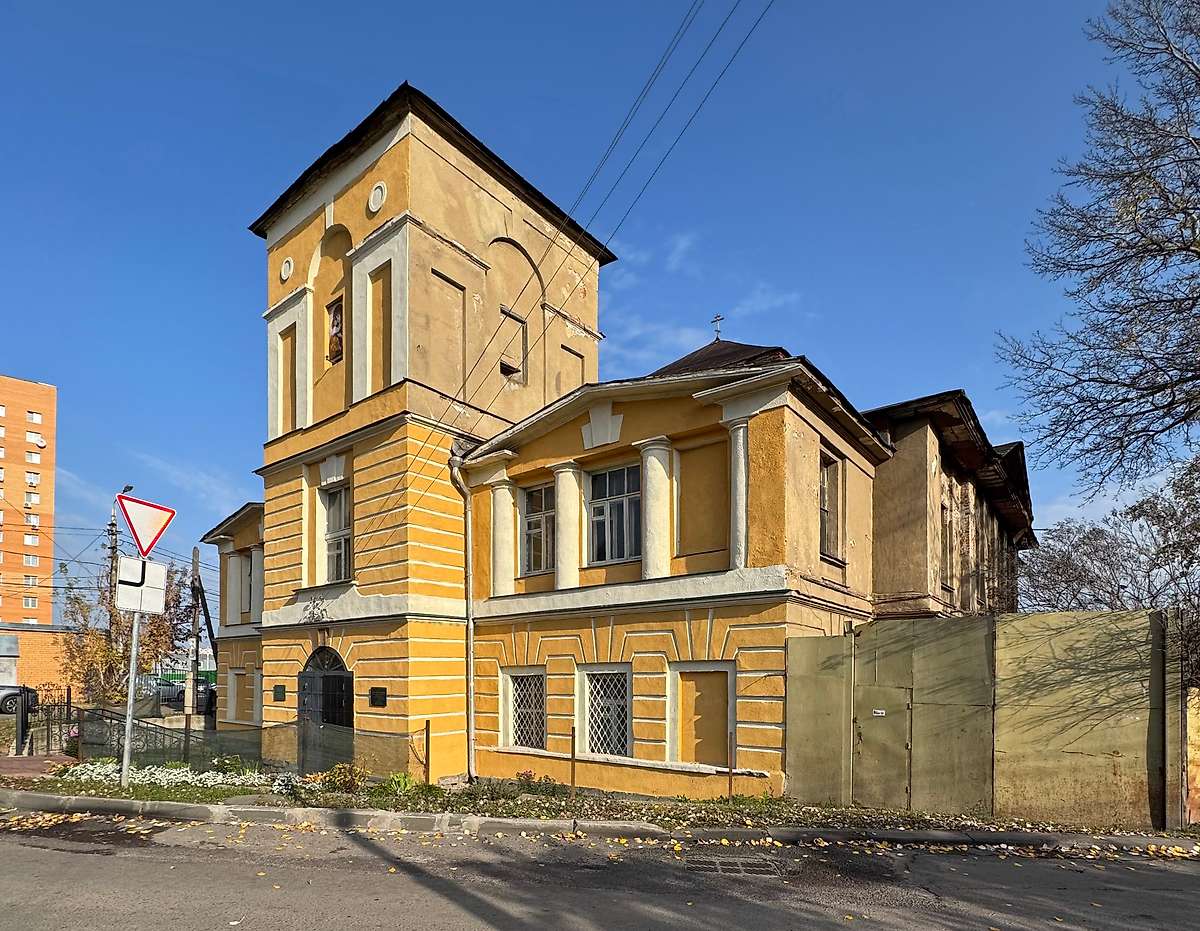 Вид с юго-запада, фасады. Церковь Владимирской иконы Божией Матери за валом, Тула (Тула, город, Тульская область)