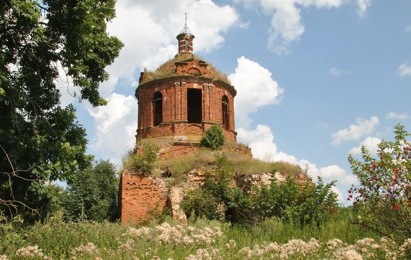 Церковь Корсунской иконы Божией Матери, Семьянь (Венёвский район, Тульская область). фасады