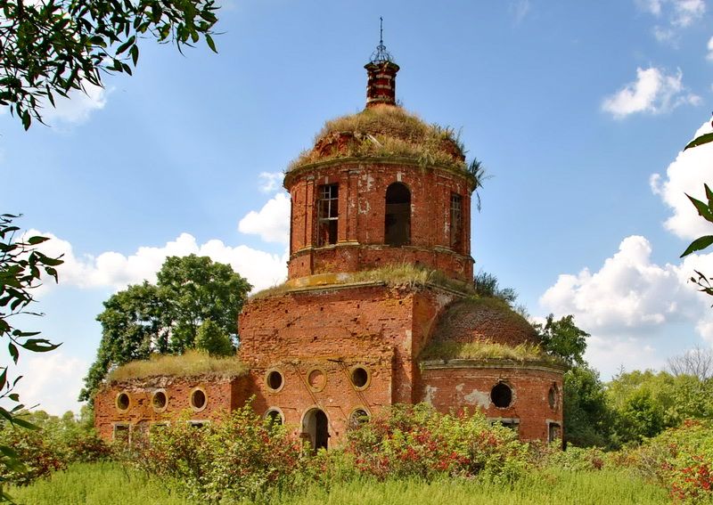Церковь Корсунской иконы Божией Матери, Семьянь (Венёвский район, Тульская область). фасады