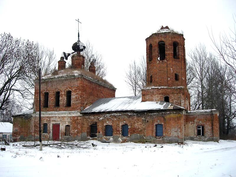 Церковь Рождества Пресвятой Богородицы, Хавки (Венёвский район, Тульская область). документальные фотографии, Богородицерождественская церковь с.Хавки, 2004
