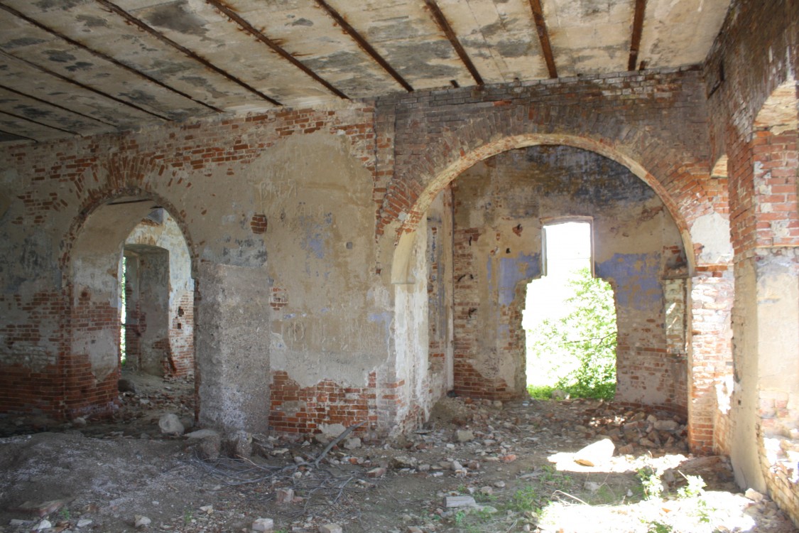 Церковь Бориса и Глеба, Поречье (Дубенский район, Тульская область). интерьер и убранство