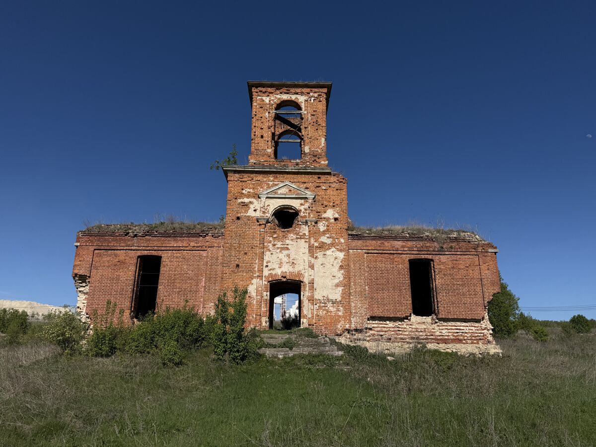 Церковь Бориса и Глеба, Поречье (Дубенский район, Тульская область). фасады, Вид с запада