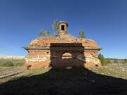 Церковь Бориса и Глеба, Вид с крыши на купол основного объема<br>, Поречье, Дубенский район, Тульская область
