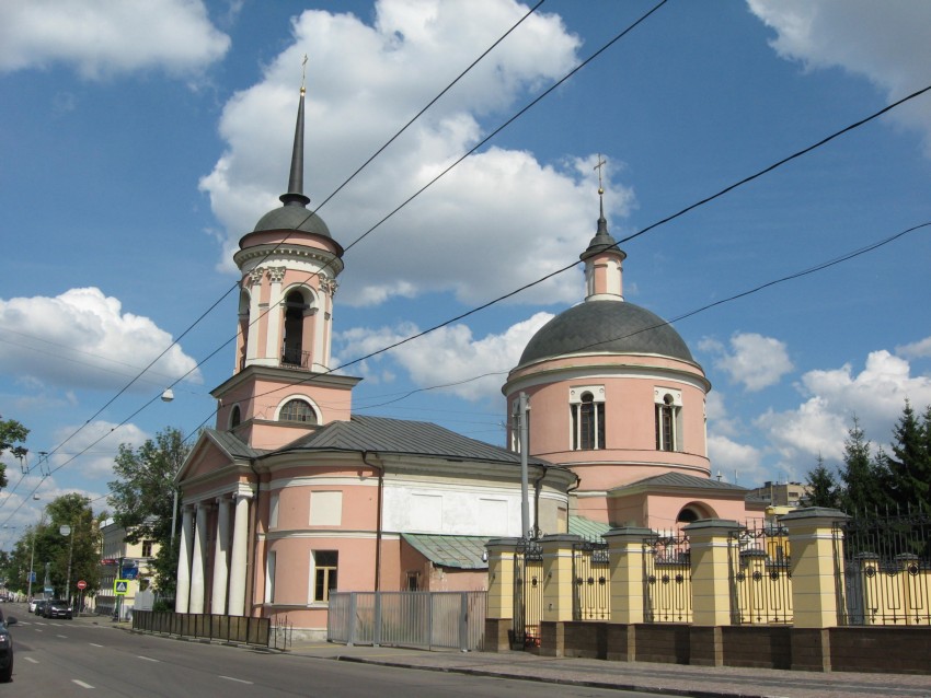 Церковь Иверской иконы Божией Матери (Георгия Победоносца) на Всполье, Замоскворечье (Центральный административный округ (ЦАО), г. Москва). фасады