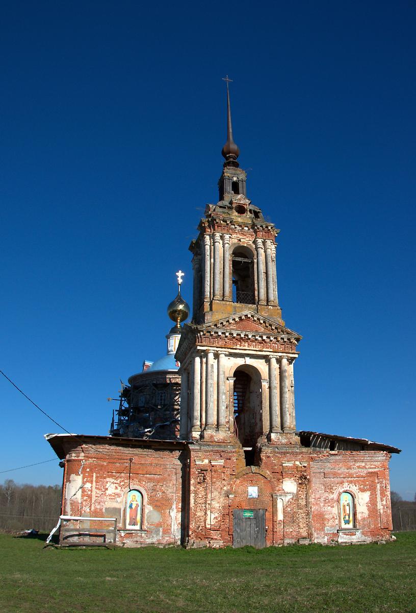 фасады. Церковь Благовещения Пресвятой Богородицы, Апухтино (Калязинский район, Тверская область)