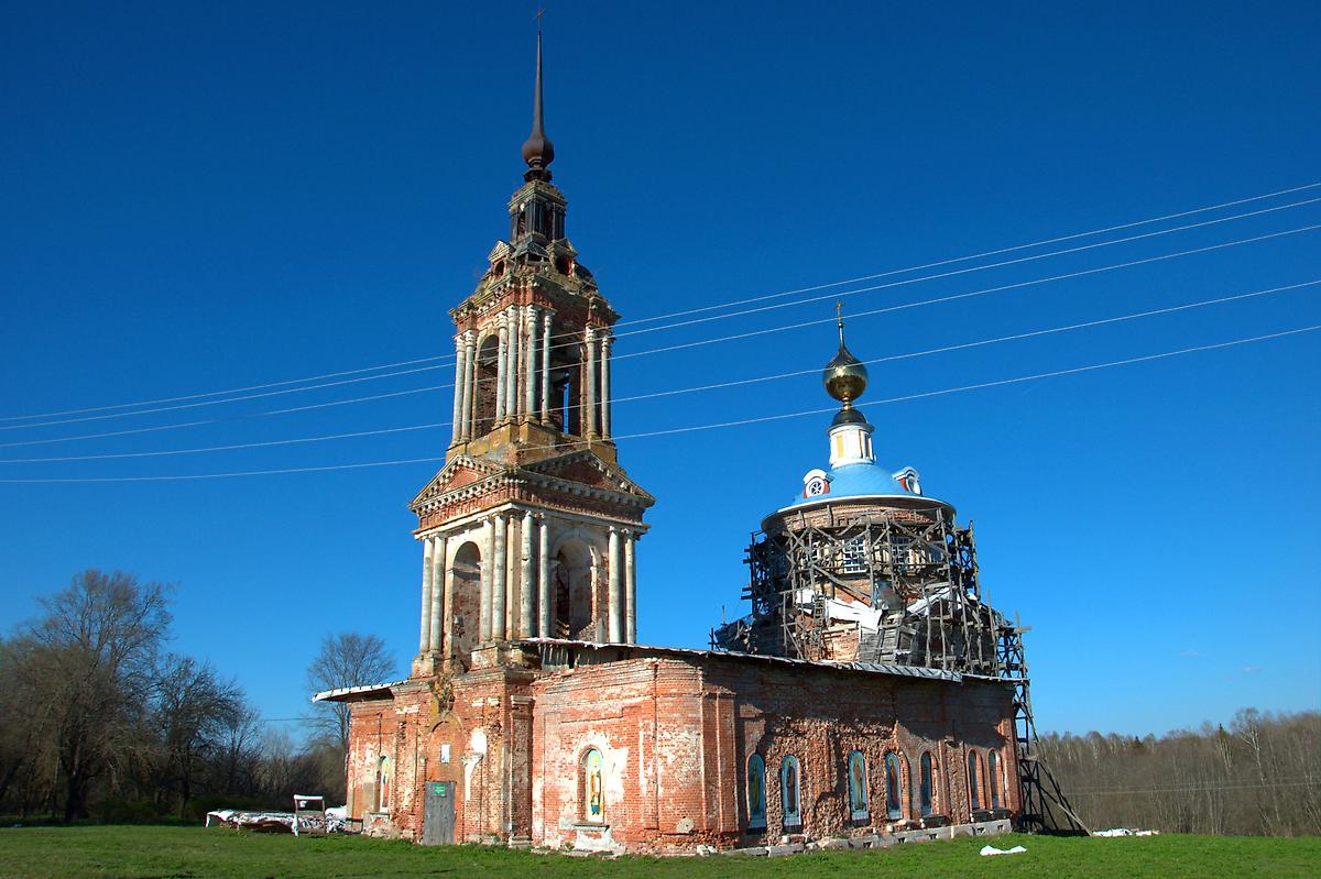 фасады. Церковь Благовещения Пресвятой Богородицы, Апухтино (Калязинский район, Тверская область)
