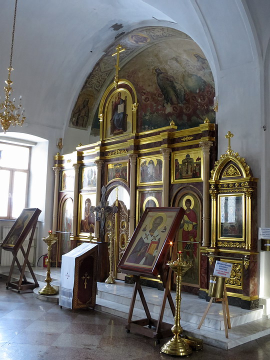 Замоскворечье. Церковь Иверской иконы Божией Матери (Георгия Победоносца) на Всполье. интерьер и убранство