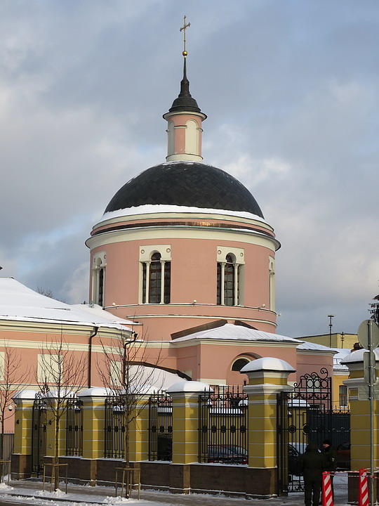 Церковь Иверской иконы Божией Матери (Георгия Победоносца) на Всполье, Замоскворечье (Центральный административный округ (ЦАО), г. Москва). фасады