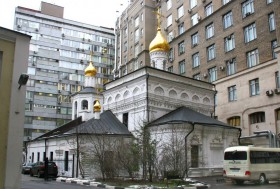 Москва. Церковь Михаила Архангела (Покрова Пресвятой Богородицы) в Овчинниках