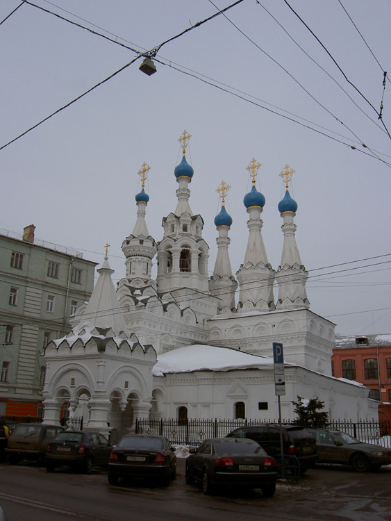 Тверской. Церковь Рождества Пресвятой Богородицы в Путинках. фасады