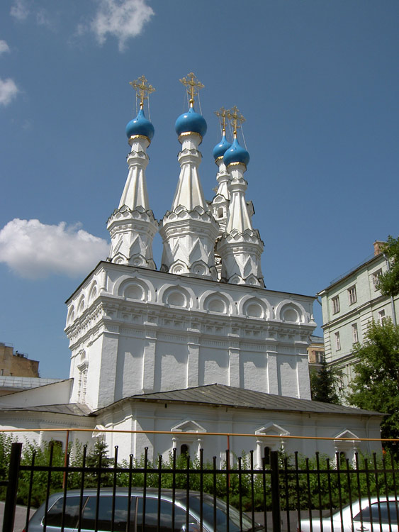 Церковь Рождества Пресвятой Богородицы в Путинках, Тверской (Центральный административный округ (ЦАО), г. Москва). фасады
