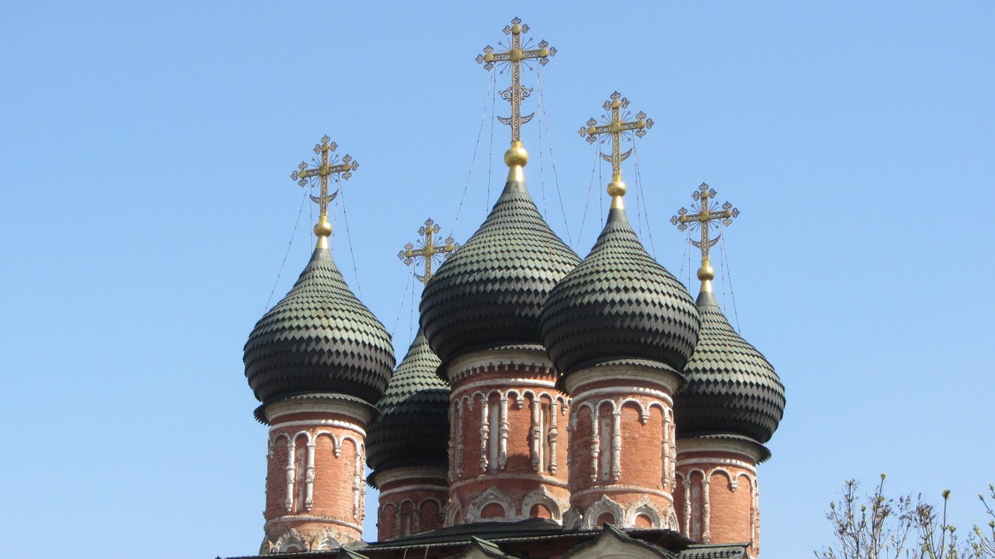 Высоко-Петровский монастырь. Собор Боголюбской иконы Божией Матери, Тверской (Центральный административный округ (ЦАО), г. Москва). архитектурные детали