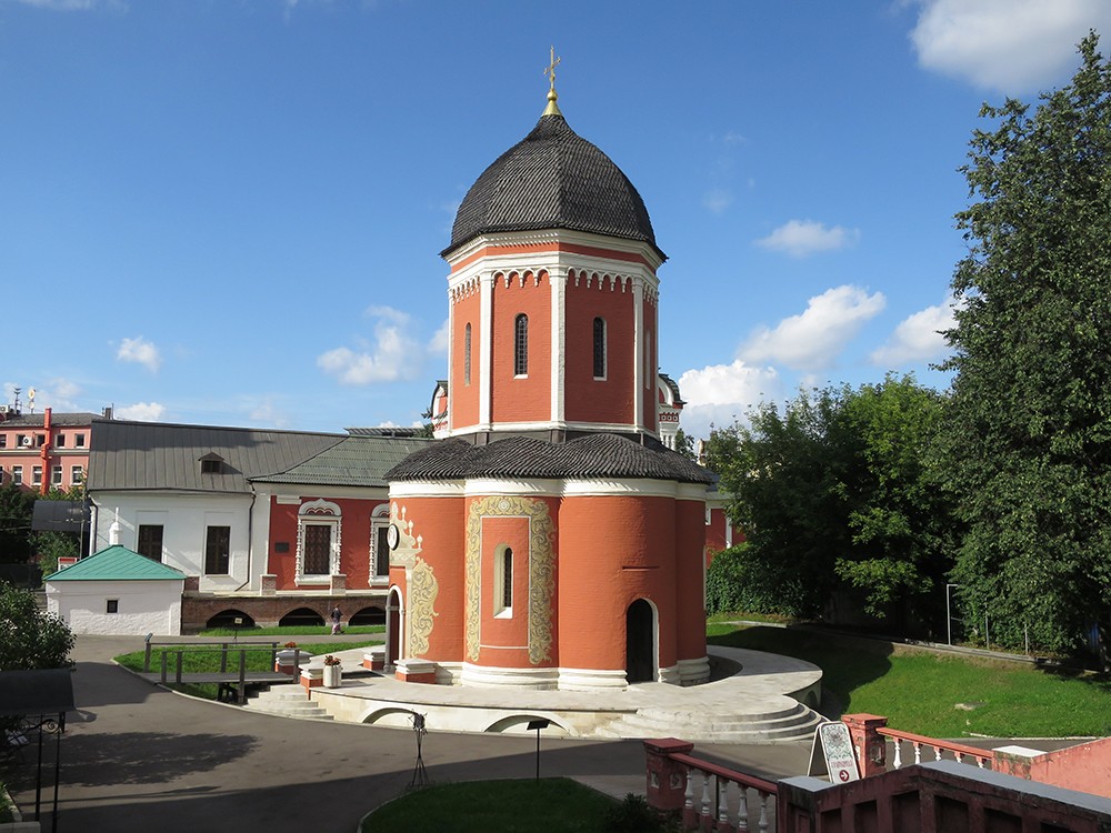 Высоко-Петровский монастырь. Собор Петра, митрополита Московского, Тверской (Центральный административный округ (ЦАО), г. Москва). фасады