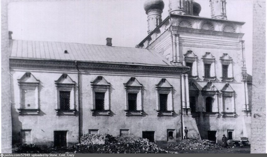 Тверской. Высокопетровский монастырь. Церковь Сергия Радонежского. архивная фотография, Фотография с сайта pastvu.ru Фото 1920-х гг.