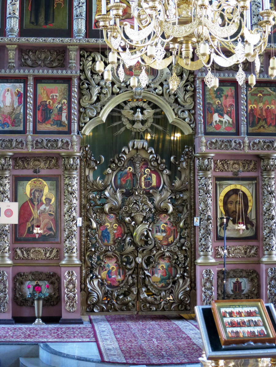 Высокопетровский монастырь. Церковь Сергия Радонежского, Тверской (Центральный административный округ (ЦАО), г. Москва). интерьер и убранство, Царские врата